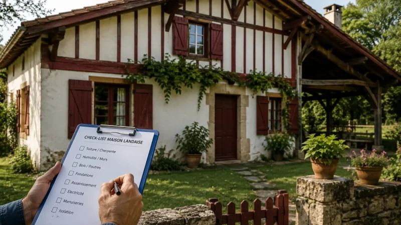 Acheter une maison landaise ancienne : quels défauts vérifier avant de signer ?